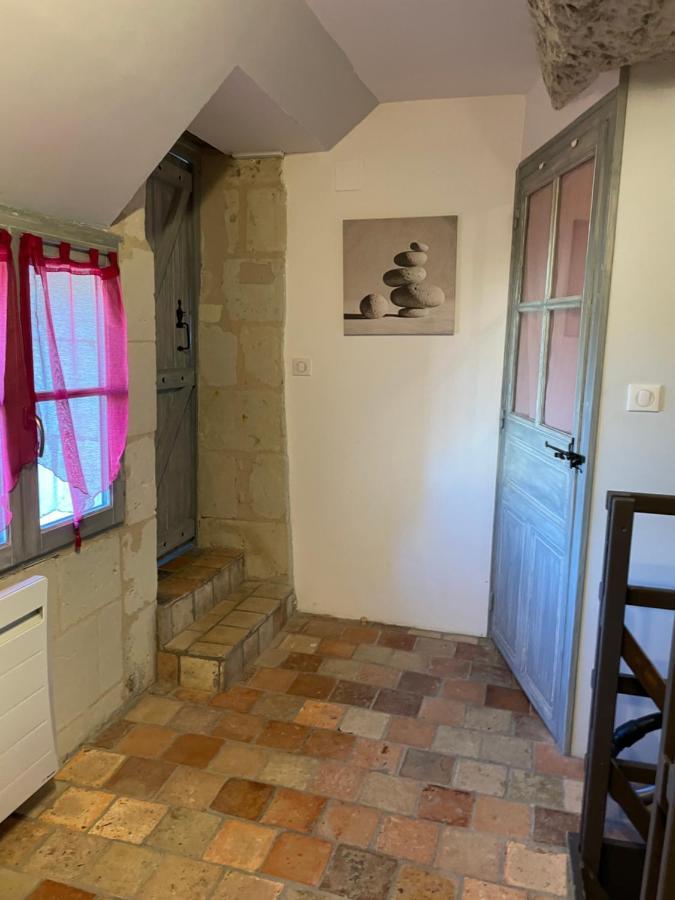 L'Escale Troglo Au Bord De La Loire Villa Souzay-Champigny Exterior foto